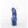 Pleaser - ADORE708 Sandale à bride à la cheville - Transparent/Bleu Product image